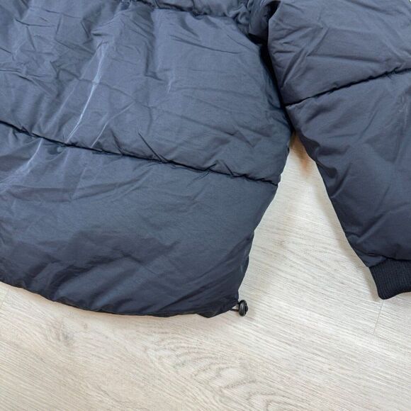 Urban Outfitters Izzy Hooded Puffer Jacket Womens XS Black NEW - Picture 6 of 6